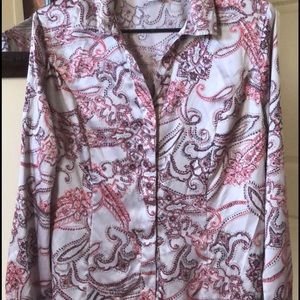 Women Shirt Blouse size M (Jaclyn Smith)